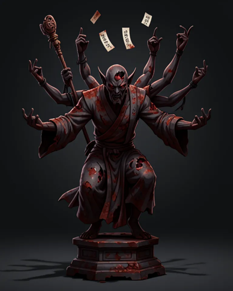 Portrait of Siddhart, the Empty Effigy
