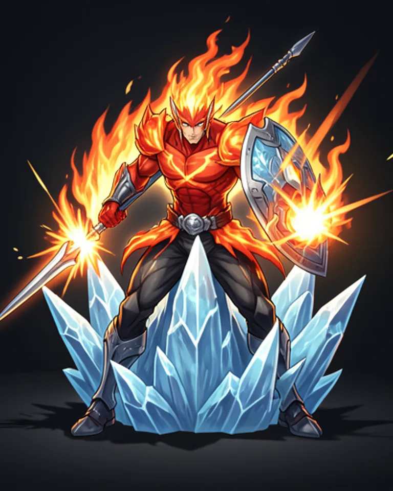Portrait of Fire & Ice