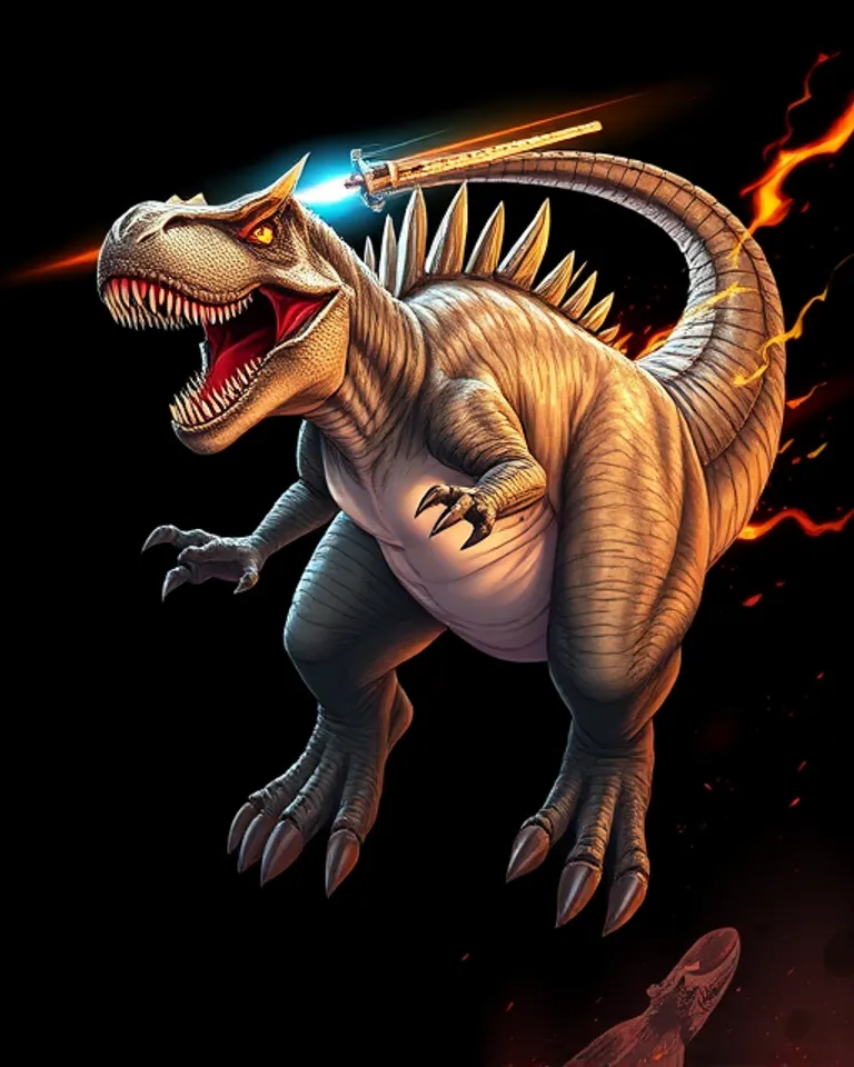 Portrait of Tyranno the Evolved