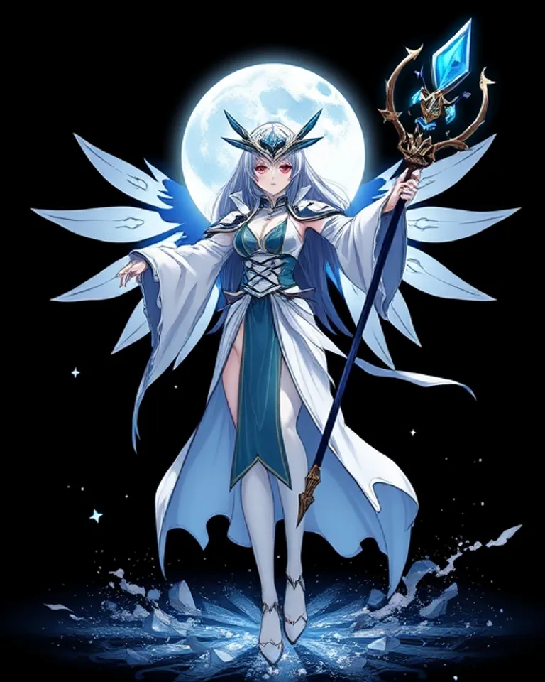 Portrait of Witch-Goddess of the Astral Sea
