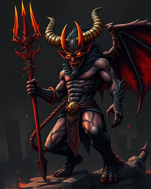 Portrait of Plague Demon