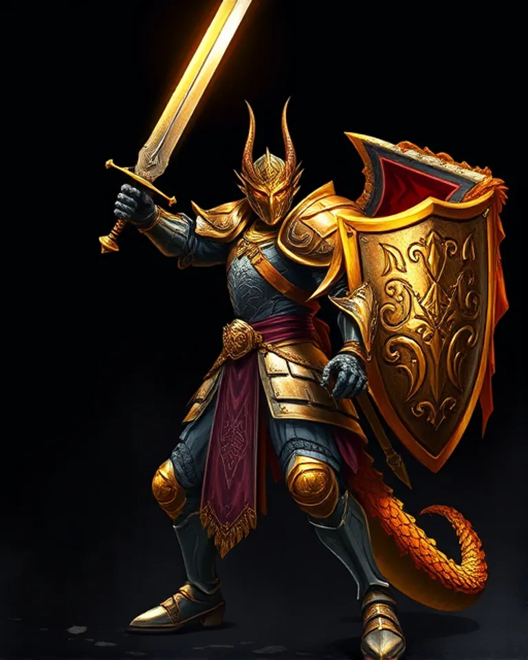 Portrait of Karsaz The Dragonflame
