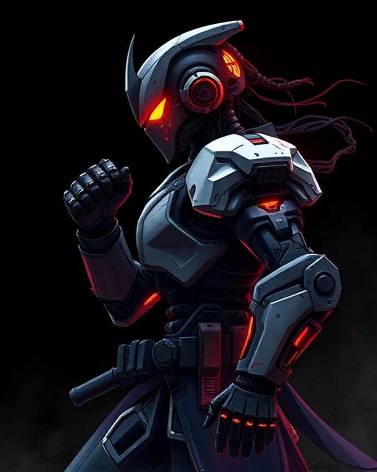 Portrait of AI warlord