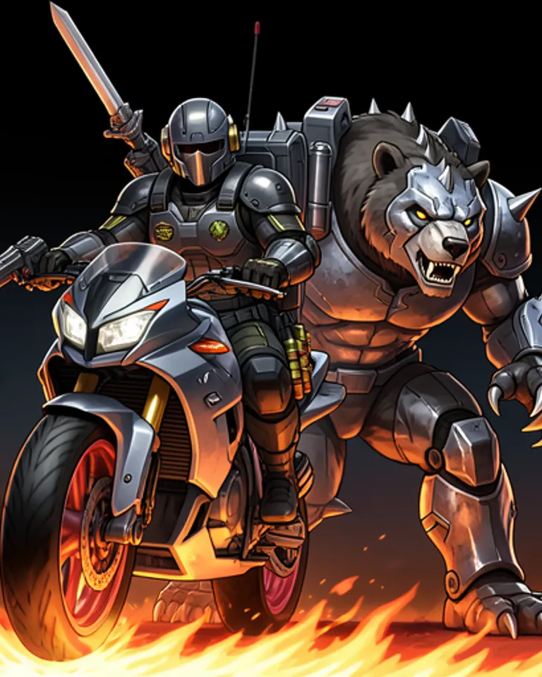 Portrait of Wheelz and the Beast