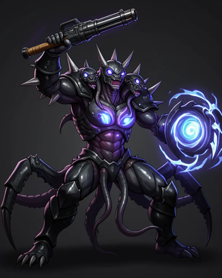 Portrait of Demon Teleporting Mind Controller