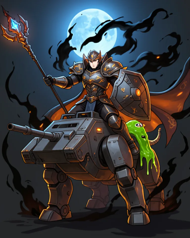 Portrait of Armored Power word kill-battlemage