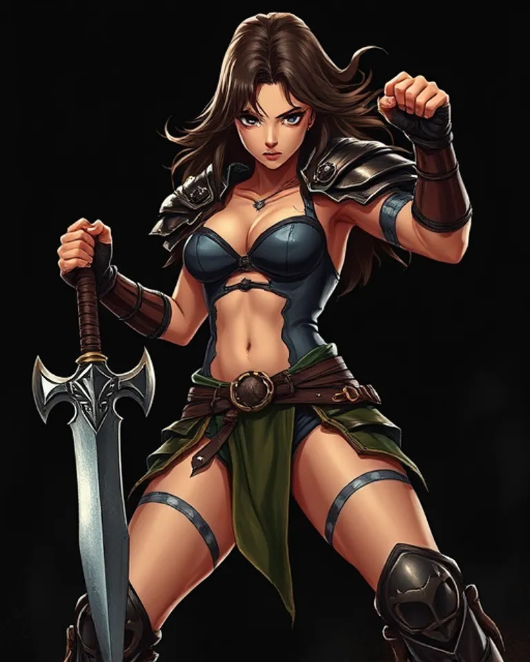 Portrait of Emily the barbarian