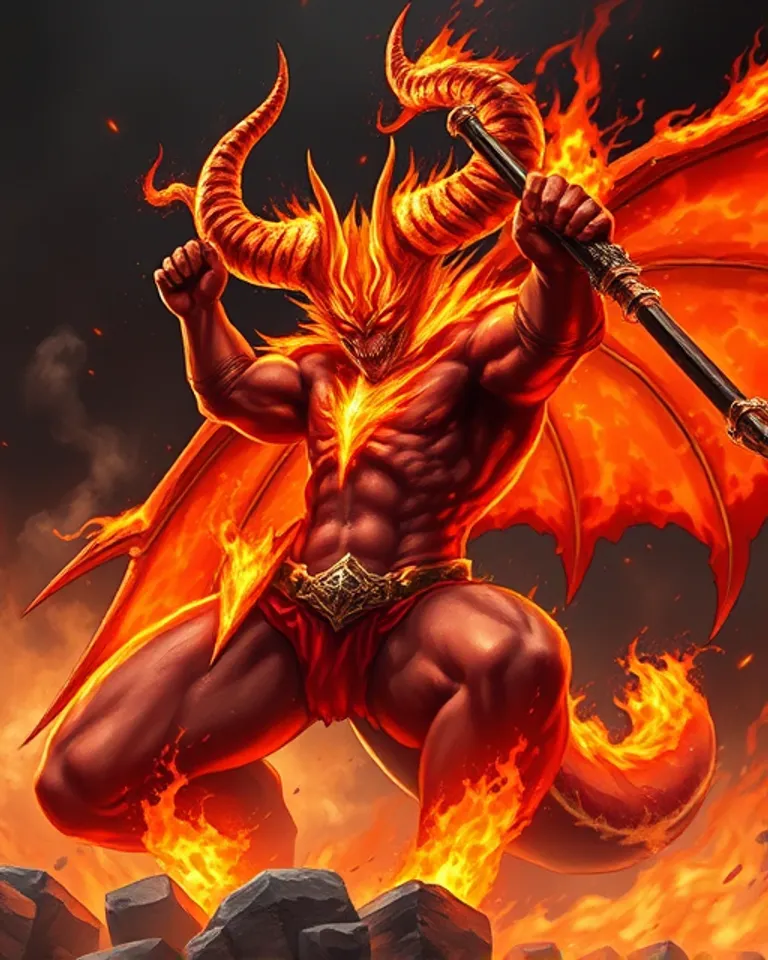 Portrait of Ifrit, Demon of Consuming Fire