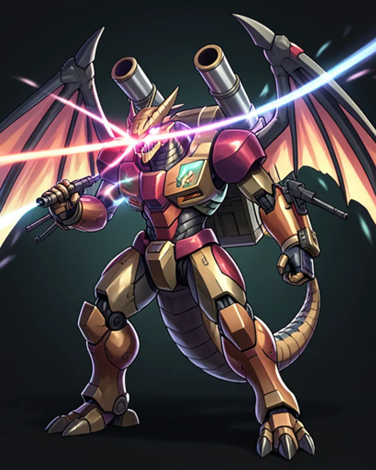 Portrait of Mecha Dragon - Weapon P