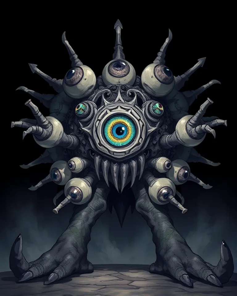 Portrait of Unblinking Gaze