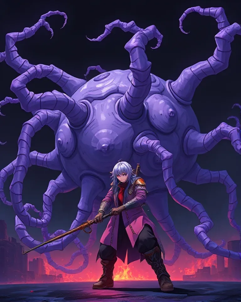 Portrait of Lavender Plague