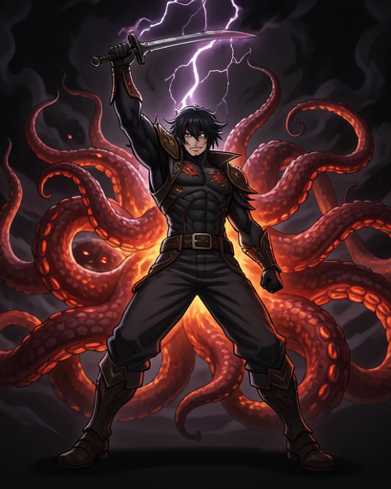 Portrait of Eldritch in the Hellstorm