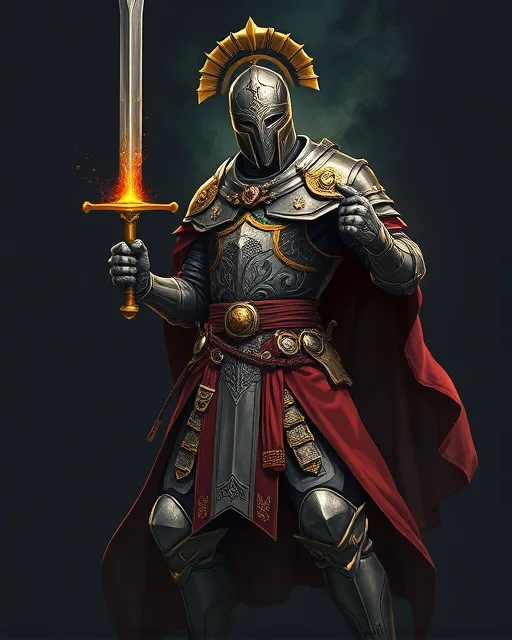 Portrait of Ancient Crusader