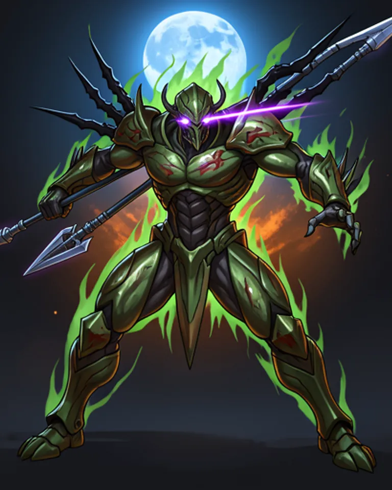 Portrait of Nautus the Cursed Warrior
