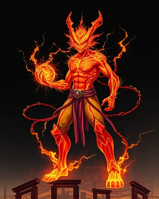 Portrait of Magma Spirit