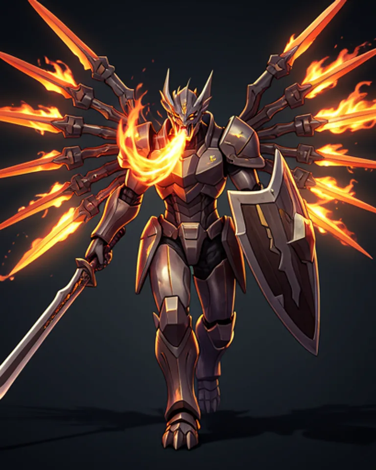 Portrait of Mecha Dragon - Ryuzard