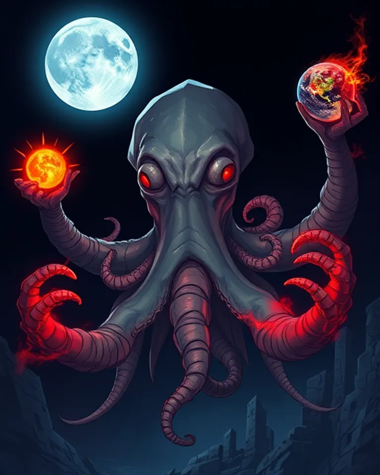 Portrait of Space Cthulu