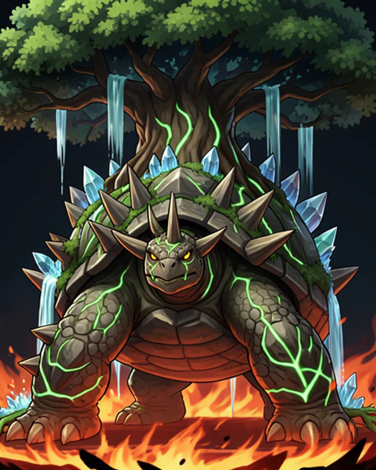 Portrait of Mega Torterra