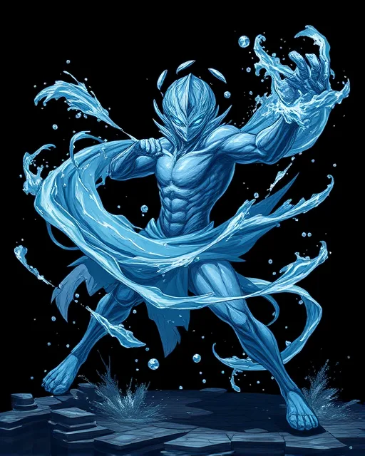 Portrait of Tide Elemental