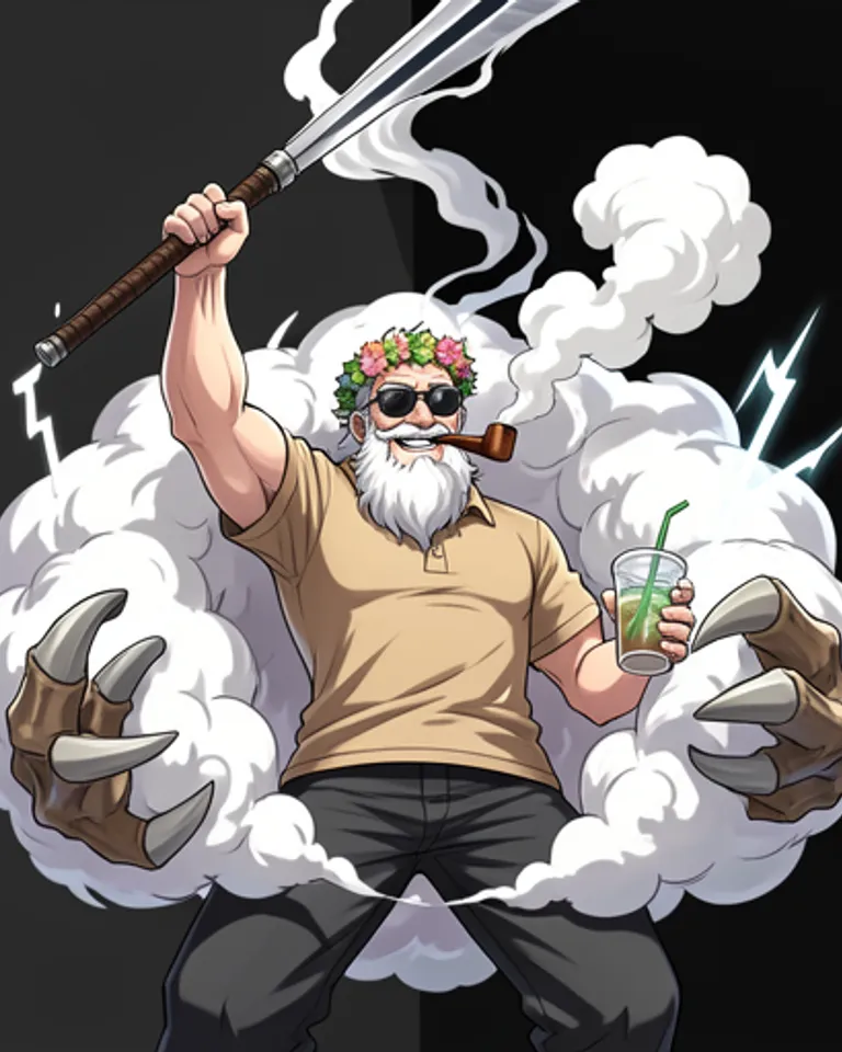 Portrait of Godkiller Smoke Break 2