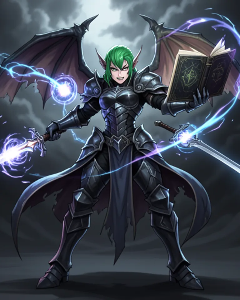Portrait of Dark Emperor Sage of Dark Ice Wind