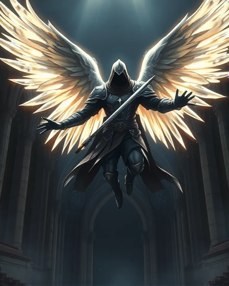 Portrait of Mythical lord