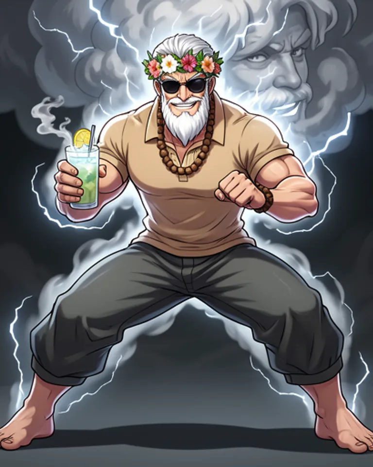 Portrait of Zeus on Vacation 