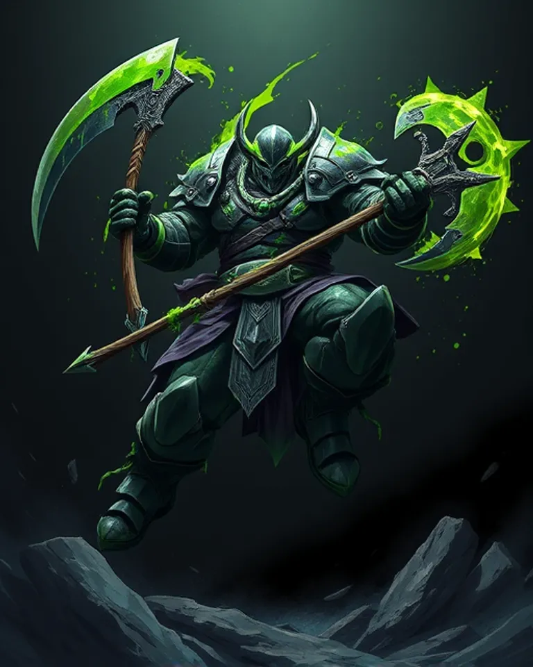 Portrait of The plague master