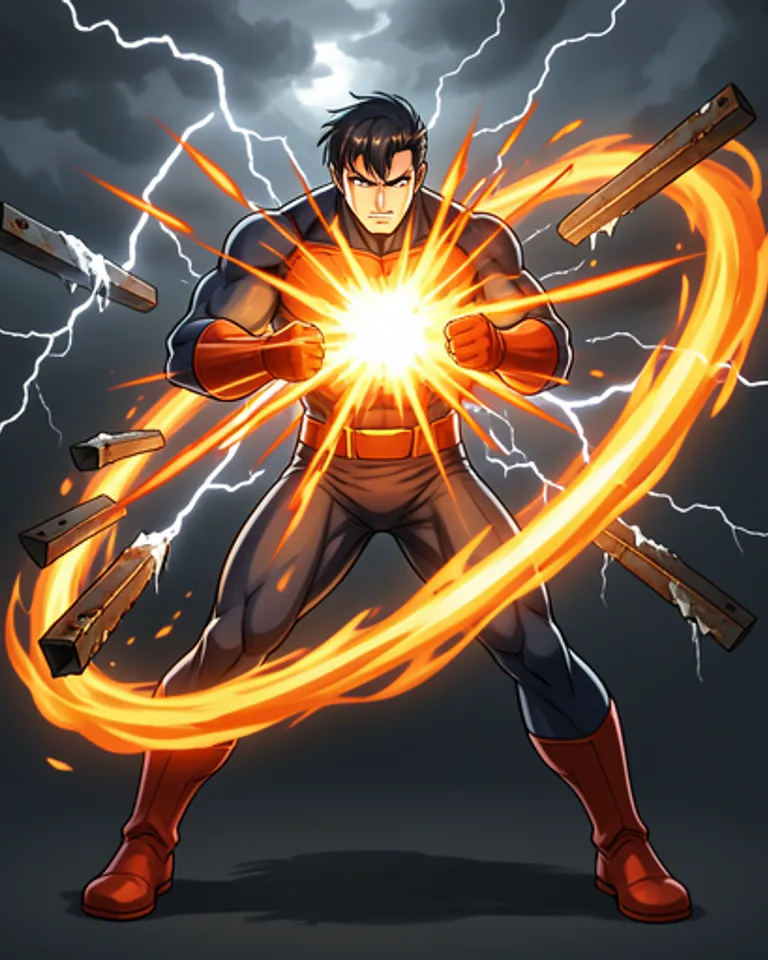 Portrait of Kaboom Man