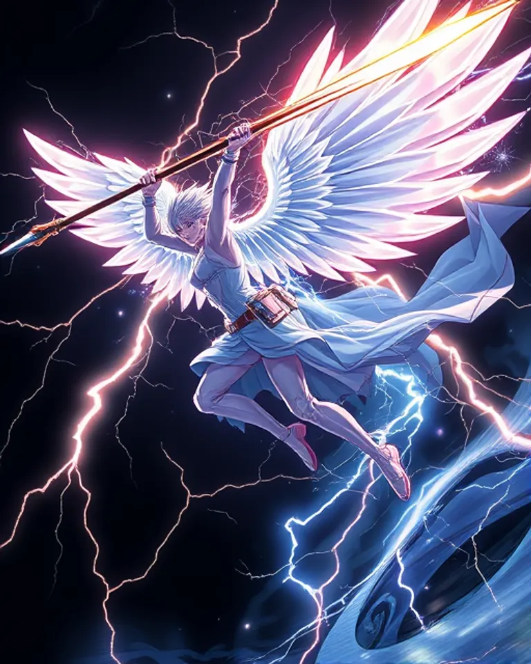 Portrait of The Unrelenting Storm, Lightsia
