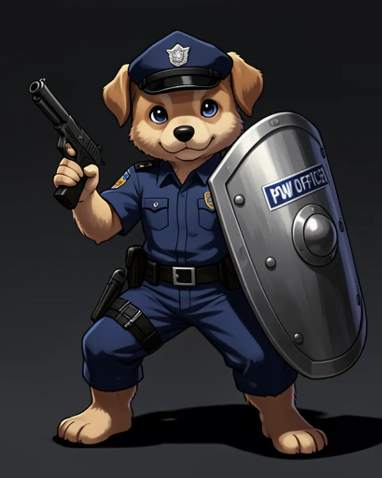 Portrait of Paw Officer